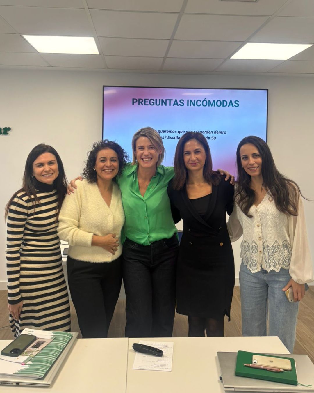 Sesión de trabajo con el equipo de Caixa Popular